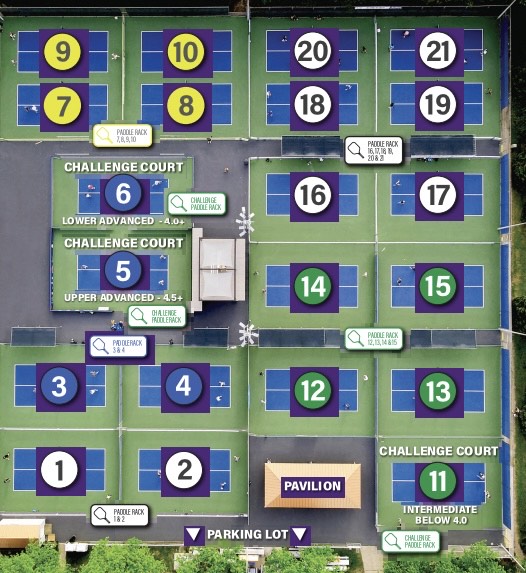 belknap pickleball grand rapids court map